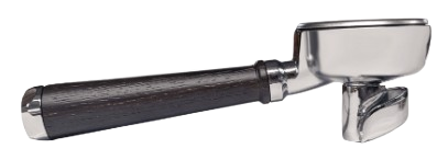 Lelit Filterträger Iconic 2er Auslauf mit Griff aus Smoked OAK