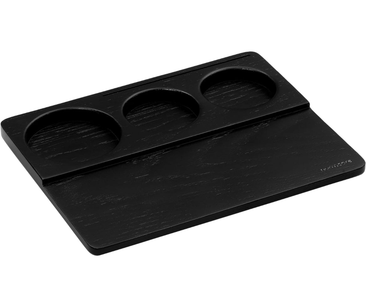 Normcore Premium Tamping Mat - Schwarze Eiche Holz - Coffee Coaching Club