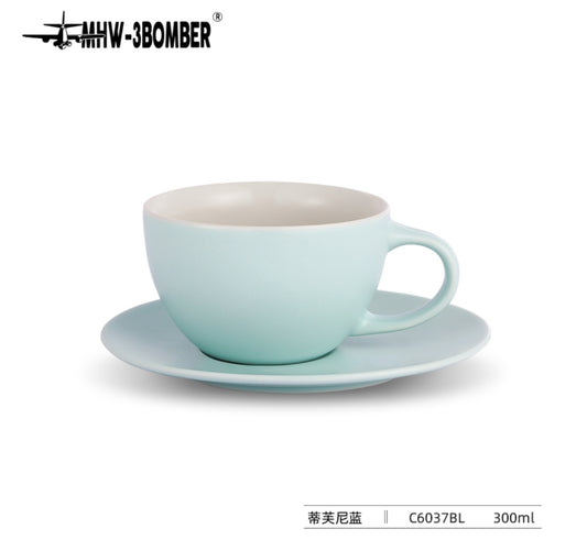 MHW 3BOMBER Mars Serie Kaffee - Keramiktasse 300 ml Tiffany Blue - Coffee Coaching Club