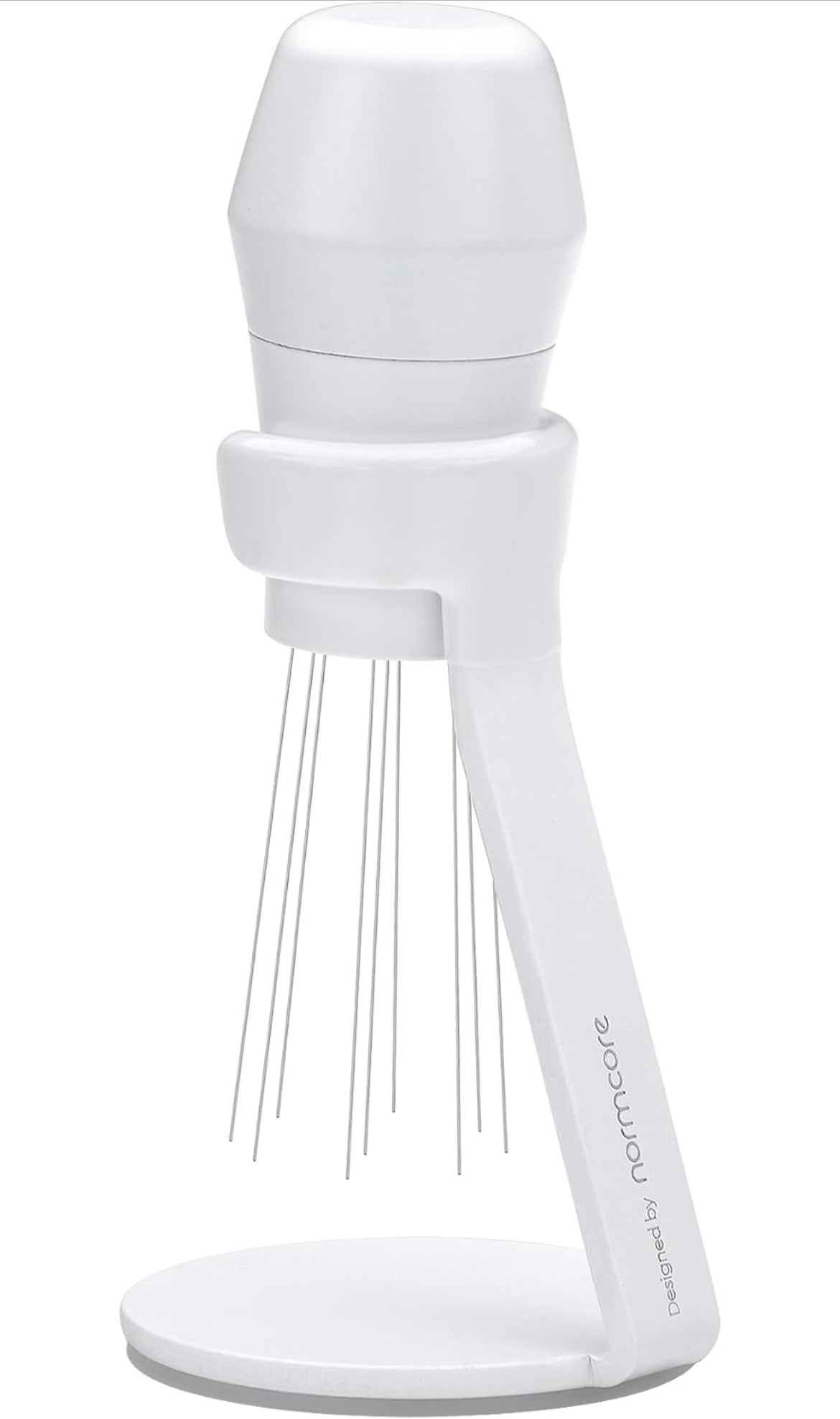 Normcore WDT Tool mit Ständer V3 in Weiss – Coffee Coaching Club 1