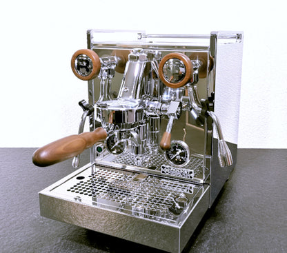Holz Drehgriff für Dampf/Wasser für Rocket - Schwarz Nuss - Coffee Coaching Club