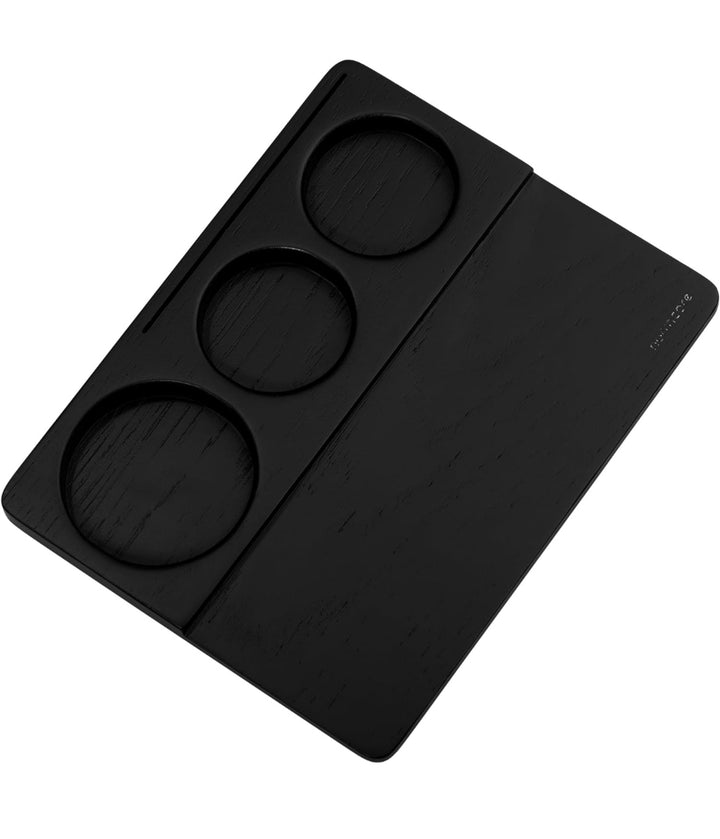 Normcore Premium Tamping Mat - Schwarze Eiche Holz - Coffee Coaching Club