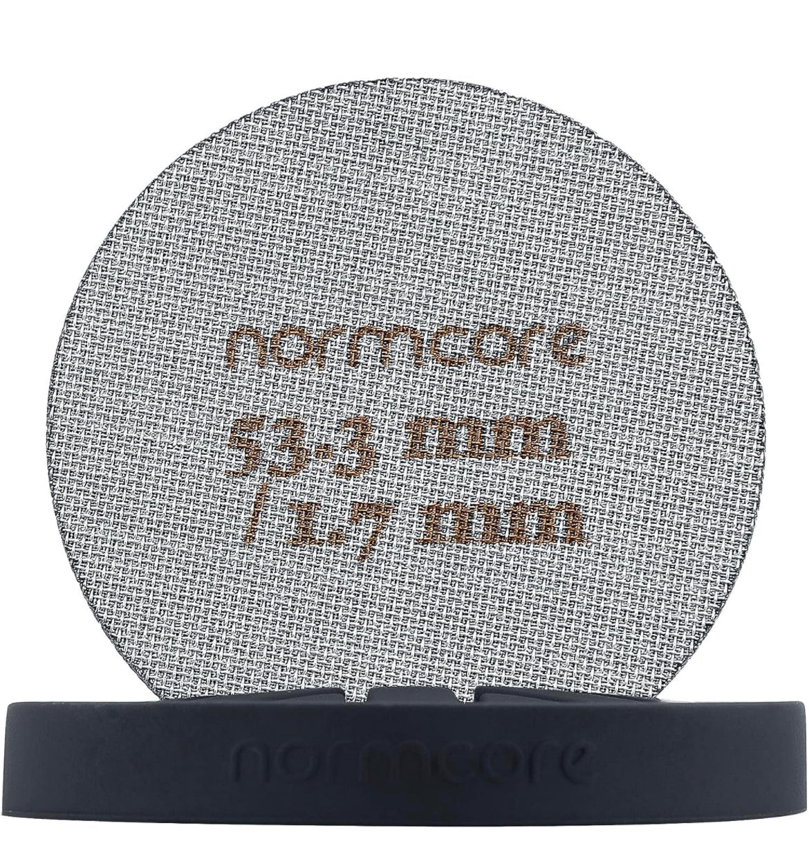Normcore Premium Puck-Sieb, Puck Screen, 53.3 mm, 2 Stück, mit Ständer - Coffee Coaching Club