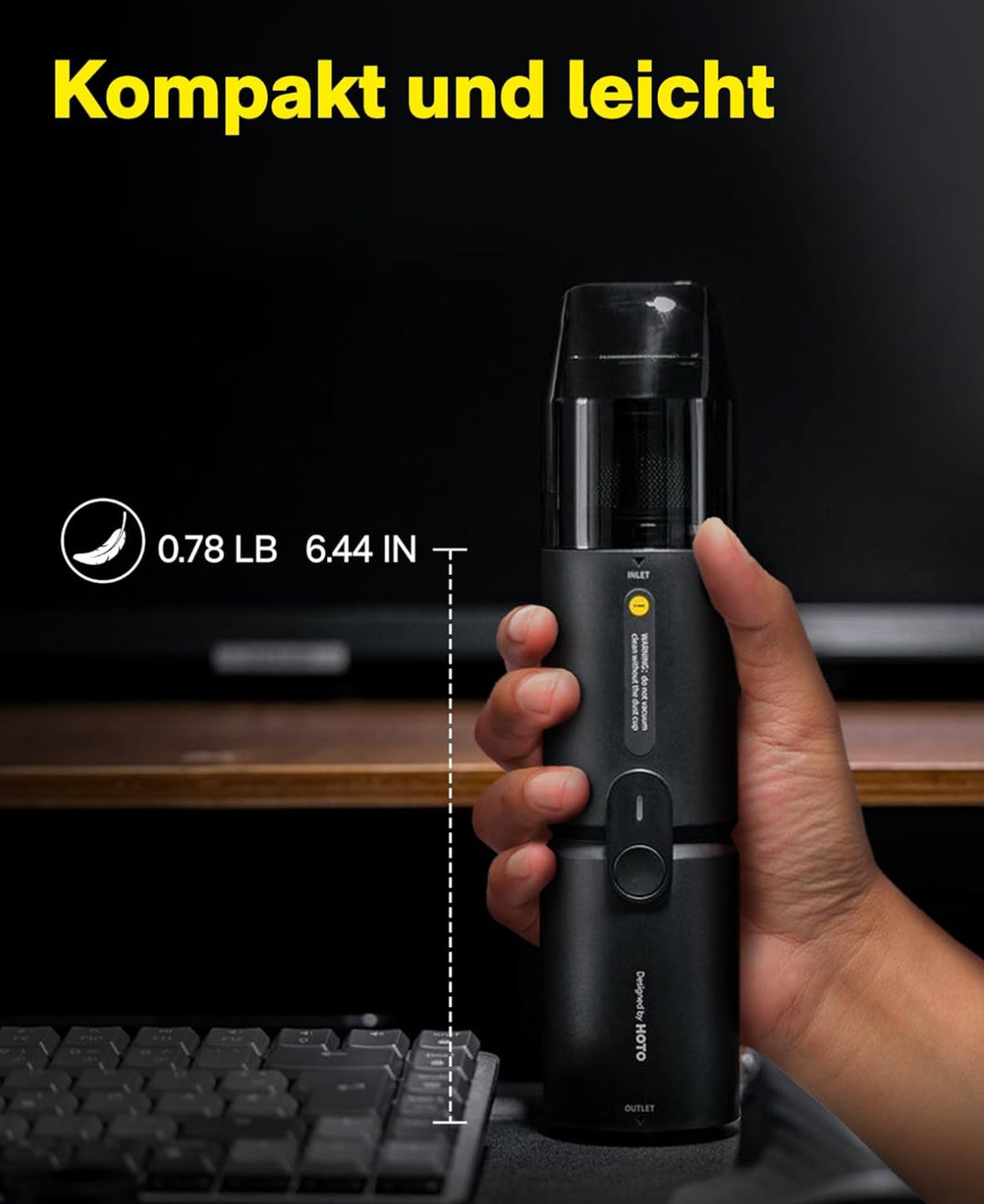 HOTO mini handheld vacuum cleaner