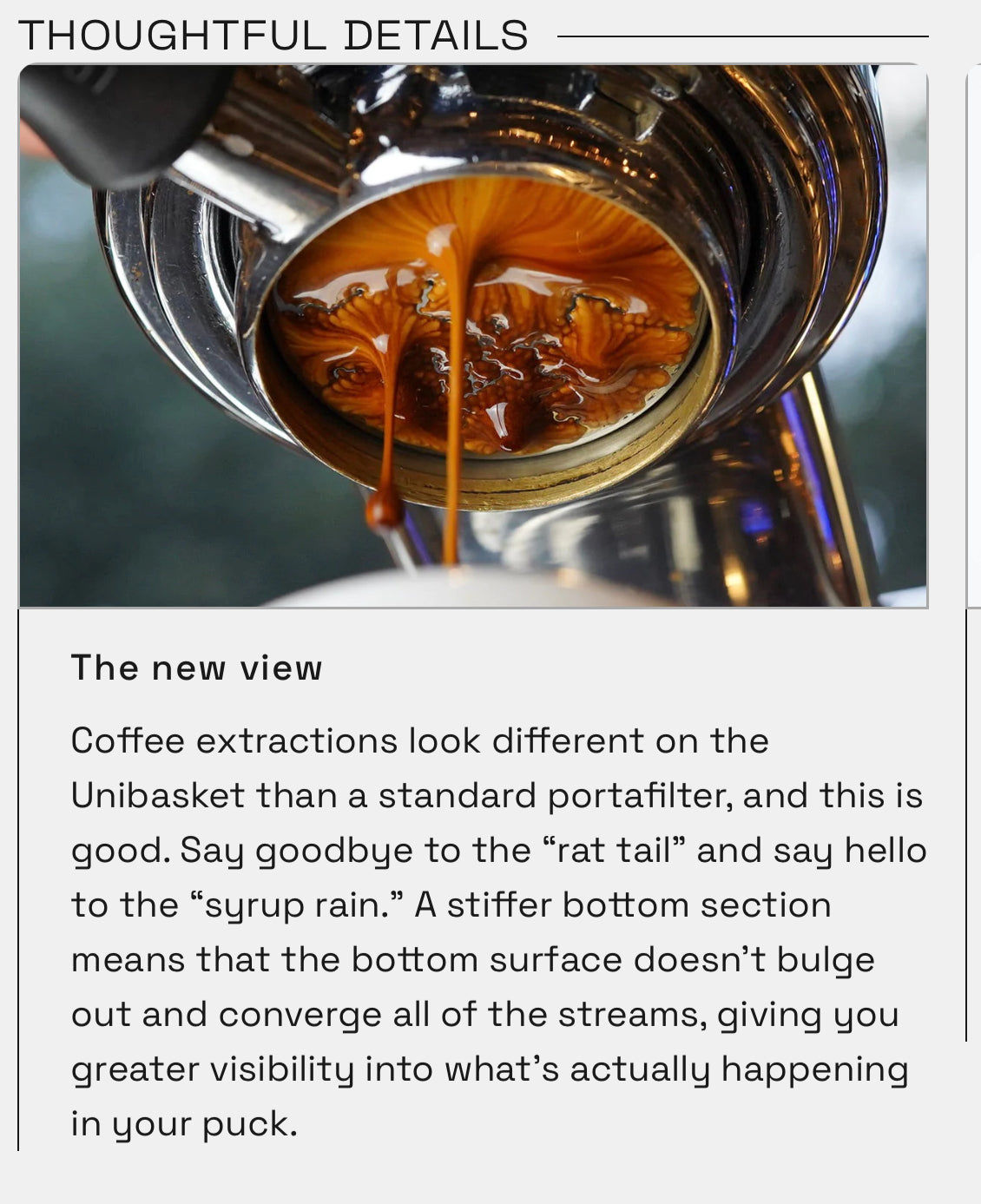 コーヒーメーカー・エスプレッソマシン WEBER WORKSHOPS Unibasket 24g Weber Workshops | Unibasket Espresso Filter Basket | Espresso