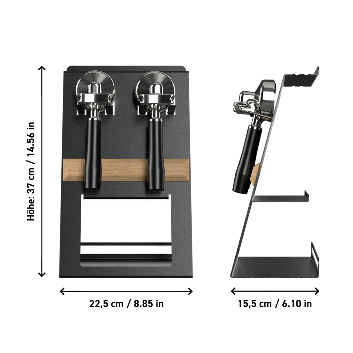 Flate - station avec porte-filtre pour accessoires barista