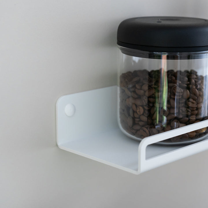 Flate - Barista wall shelf for coffee beans and barista accessories