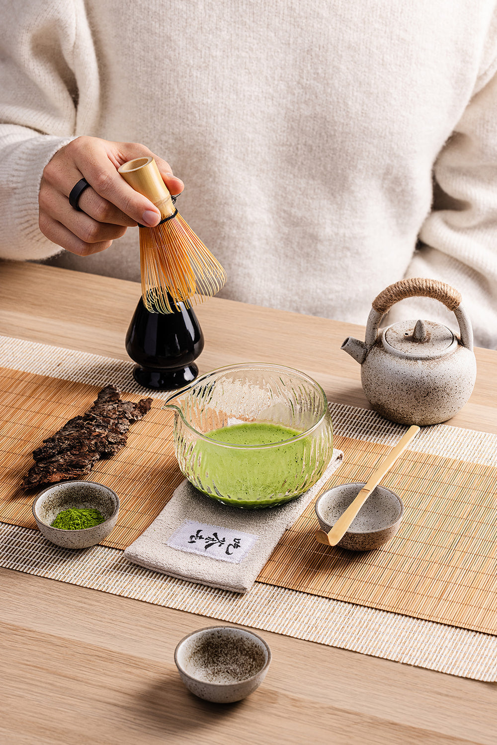 Matcha Bamboo Whisk Stand