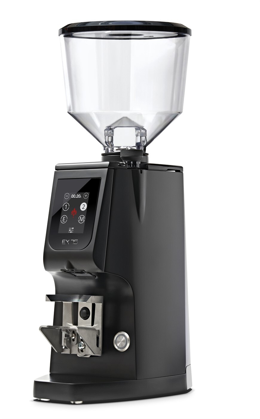 Eureka Atom Excellence 75 - Schwarz matt - Coffee Coaching Club