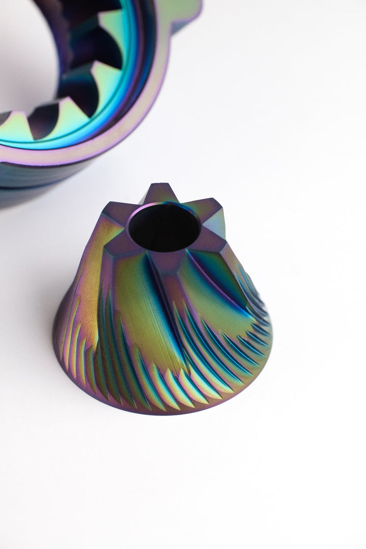 Varia VS6 Hypernova Iridescent Titanium 63mm Conical Burrs
