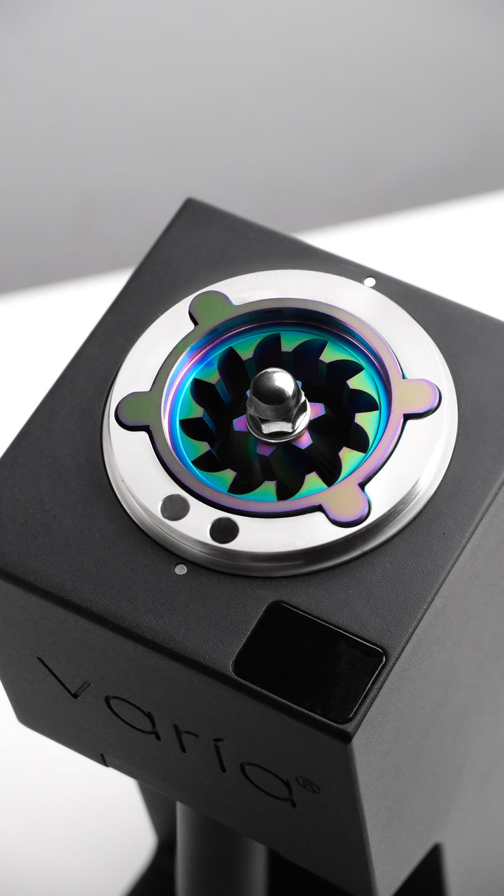 Varia VS6 Hypernova Iridescent Titanium 63mm Conical Burrs