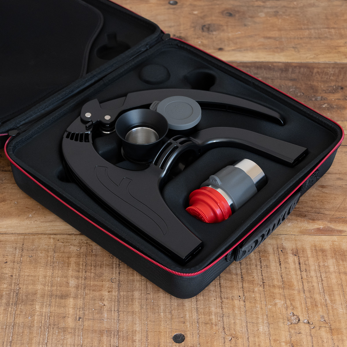 Flair Dual Chamber Case Zweikammer-Design mit Schaumstoff – Coffee Coaching Club 2
