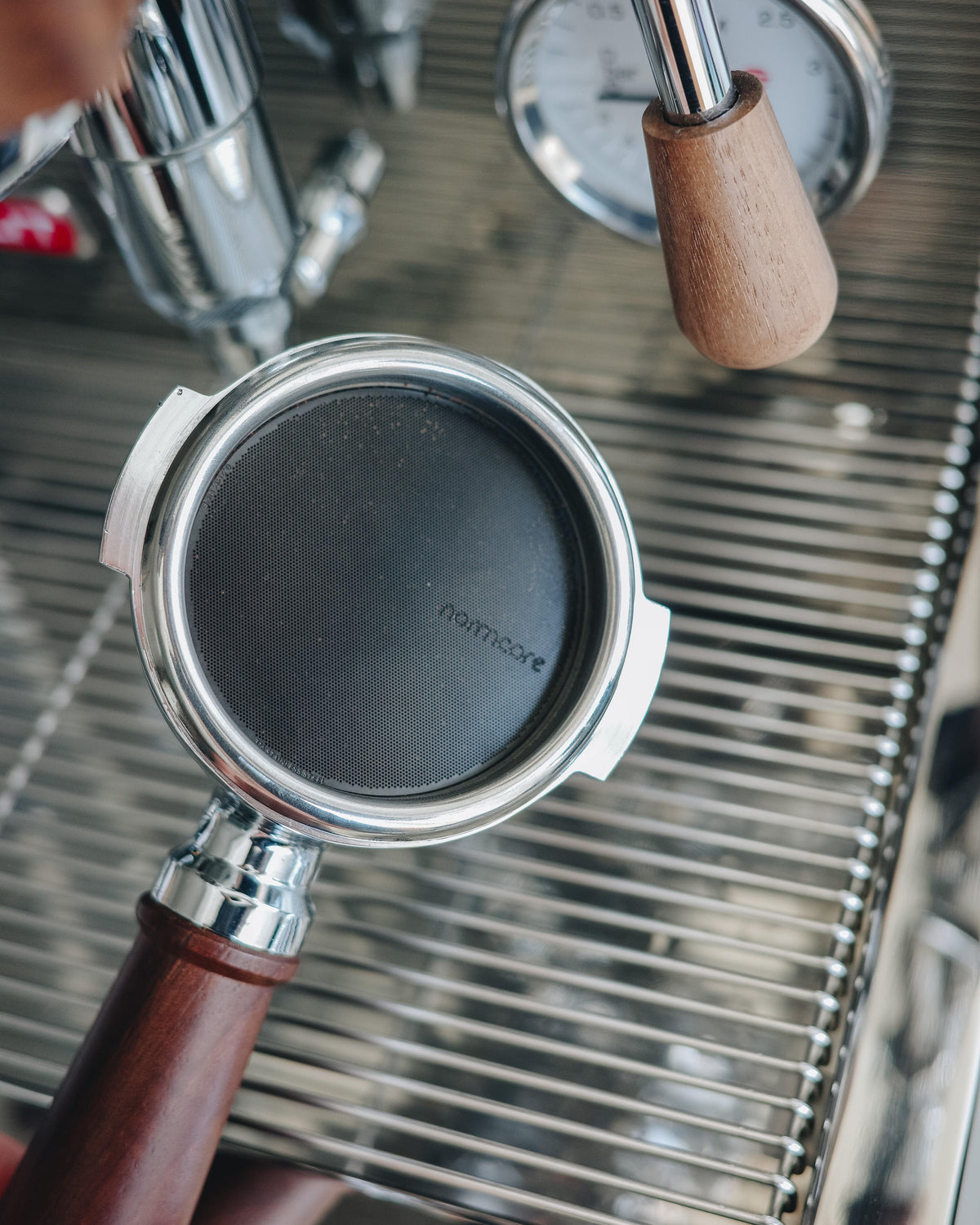 Normcore Premium Bottomless Porte-filtre 58 mm pour E61 – Coffee