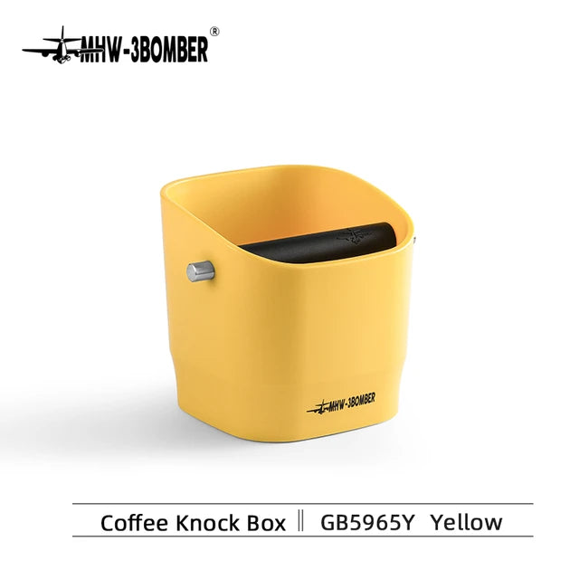 MHW3 Bomber Knock Box Gelb - Coffee Coaching Club