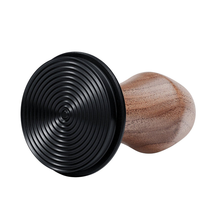 Normcore Premium Tamper Druckregulierend 58.5 mm Titan PVD beschichtet Nussbaum - Coffee Coaching Club