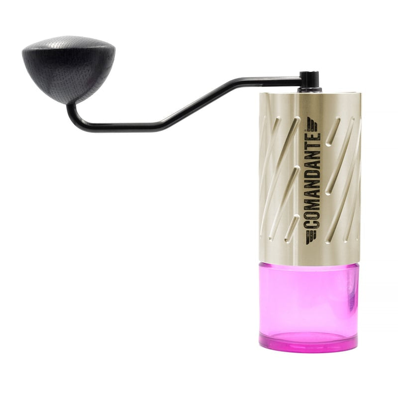 Comandante Baracuda Velvet Steel Handmühle – limitierte Edition – Coffee Coaching Club