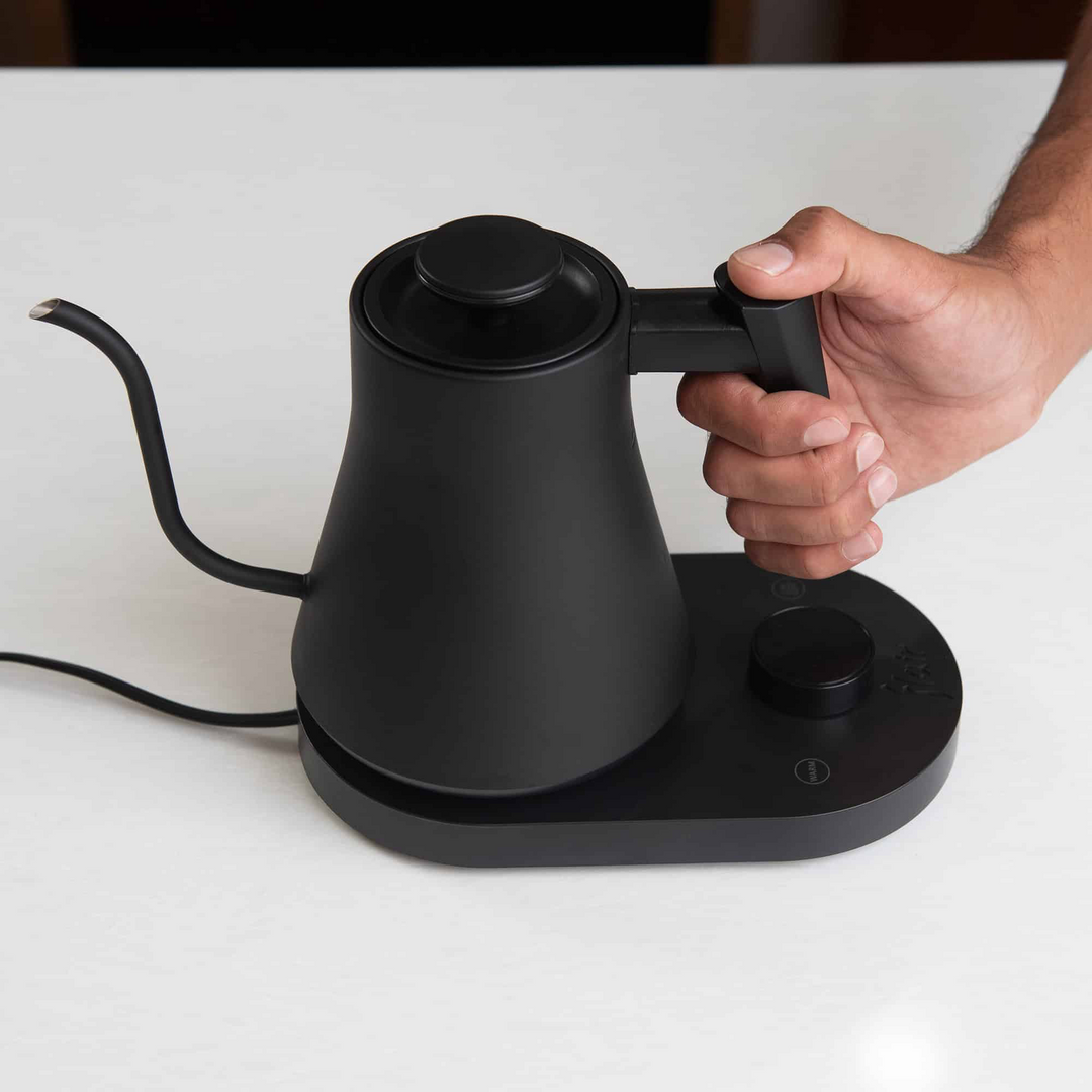 Flair Café Kettle – Elektrischer Schwanenhalswasserkocher mit Temperatureinstellung - Coffee Coaching Club GmbH
