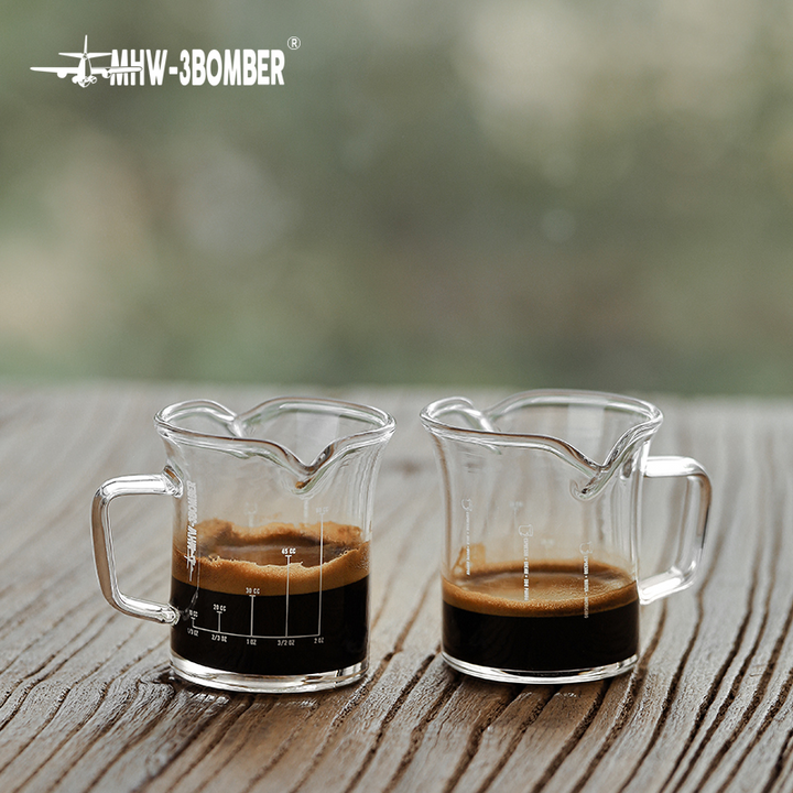 MHW-3BOMBER Doppelauslass Espresso und Kaffeeglas - Coffee Coaching Club