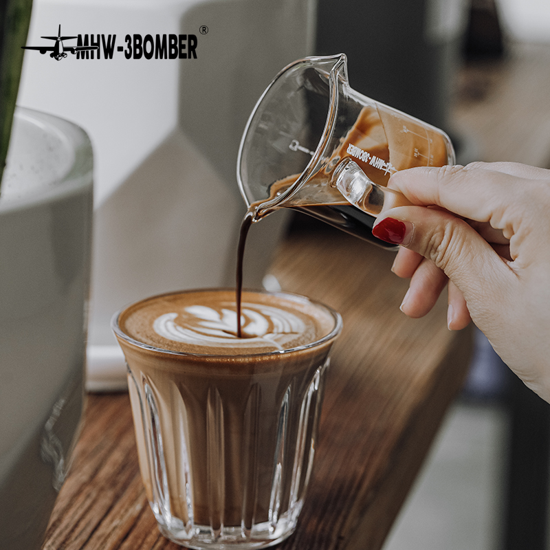 MHW-3BOMBER Doppelauslass Espresso und Kaffeeglas - Coffee Coaching Club