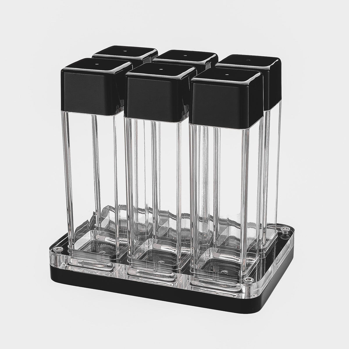 Normcore Bohnen-Tuben 6er-Set Polycarbonat mit Ständer – Coffee Coaching Club 1