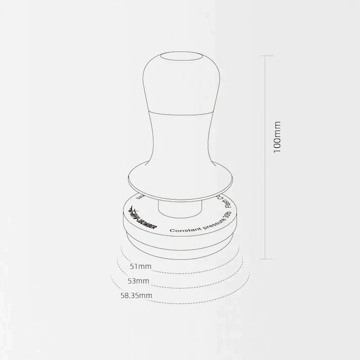 MMHW-3BOMBER Espresso-Tamper Flash 51 mm: Perfekt für konstante und präzise Extraktionen - Coffee Coaching Club