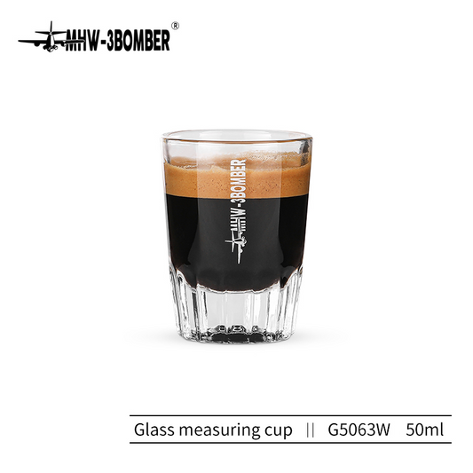 MHW-3BOMBER Round Espresso Shot Glass 50 ml - Coffee Coaching Club