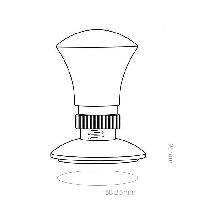 MHW-3BOMBER Armor Tamper 58.35 mm - Coffee Coaching Club