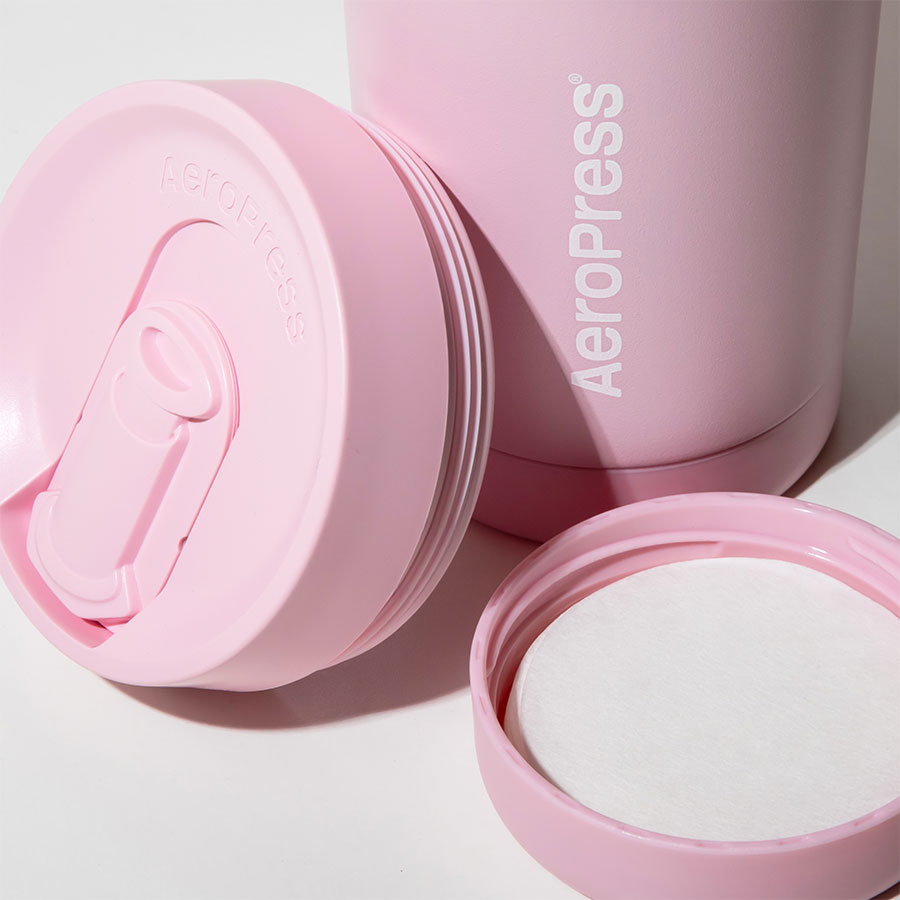 AeroPress Go Plus Travel System – Pink