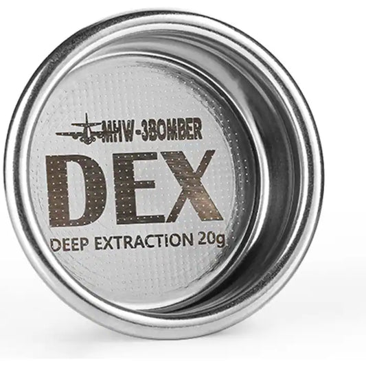 MHW-3BOMBER DEX (Deep Extraction) 58 mm 20 g Präzisions Sieb - Coffee Coaching Club