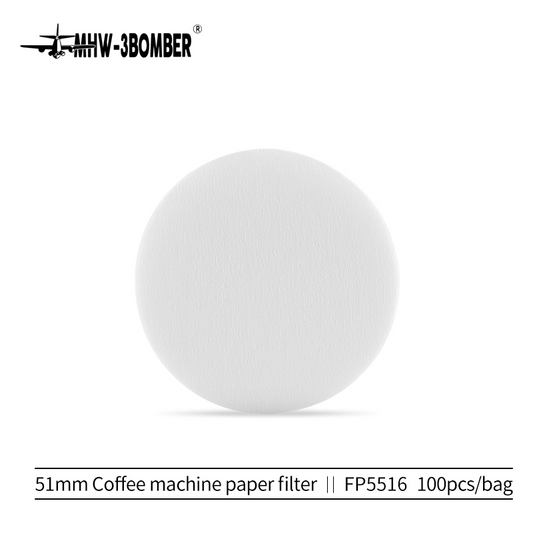 MHW-3BOMBER Espresso Puck Papierfilter 53 mm 100 Stück - Coffee Coaching Club