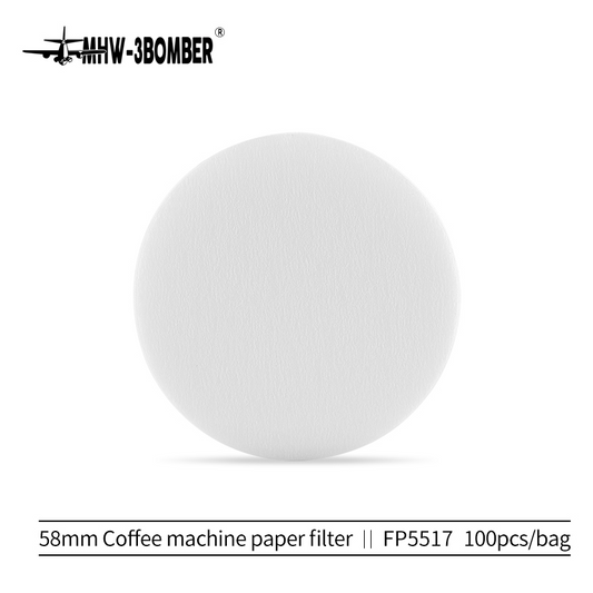 MHW-3BOMBER Espresso Puck Papierfilter 58 mm 100 Stück - Coffee Coaching Club