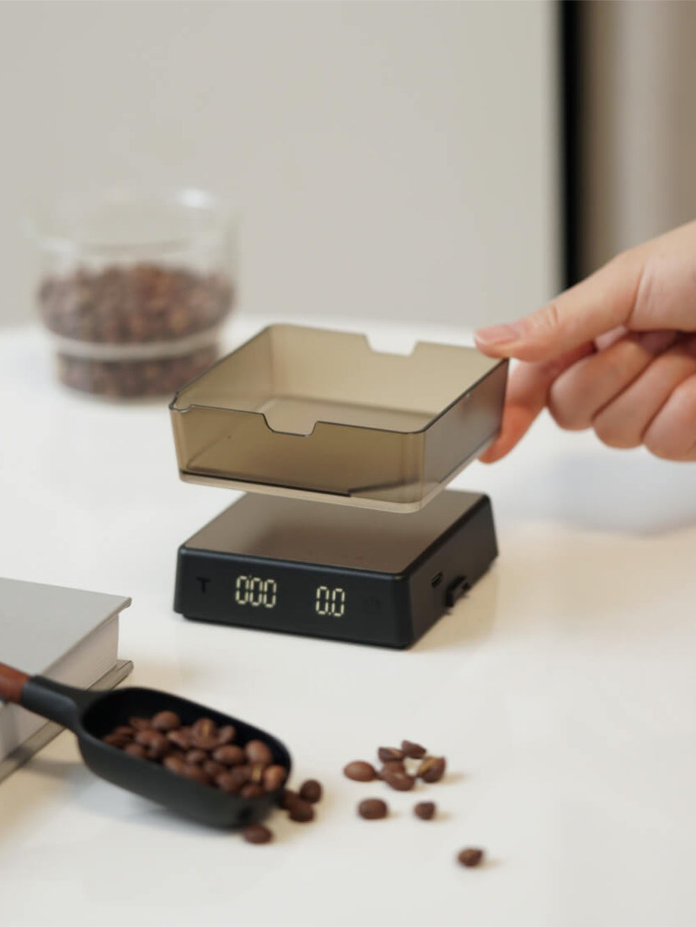 NUTTII Geo-C PRO Digital Coffee Scale – Präzision trifft Portabilität