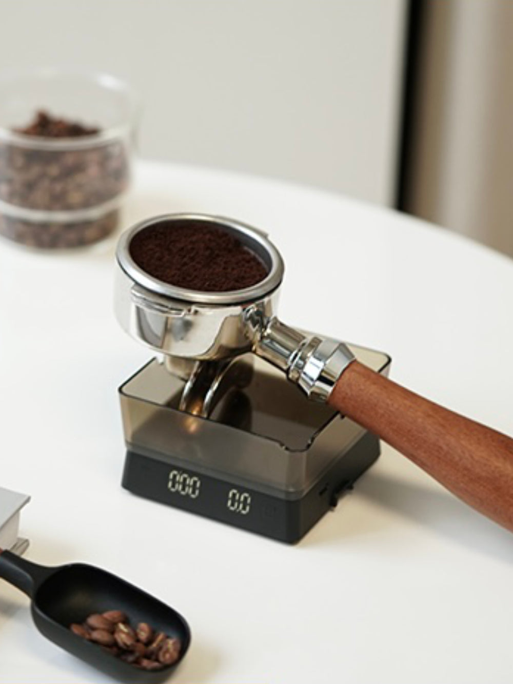 NUTTII Geo-C PRO Digital Coffee Scale – Präzision trifft Portabilität