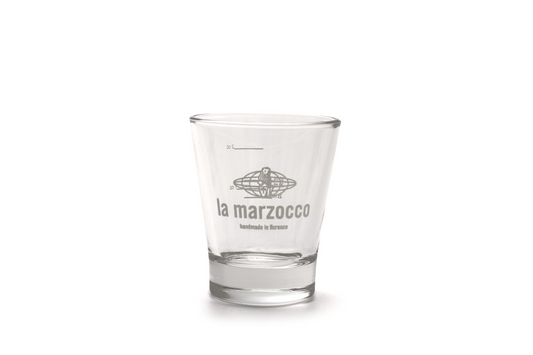La Marzocco Espresseoglas - Shotglas-Set 6 Stück mit Masseinheit - Coffee Coaching Club