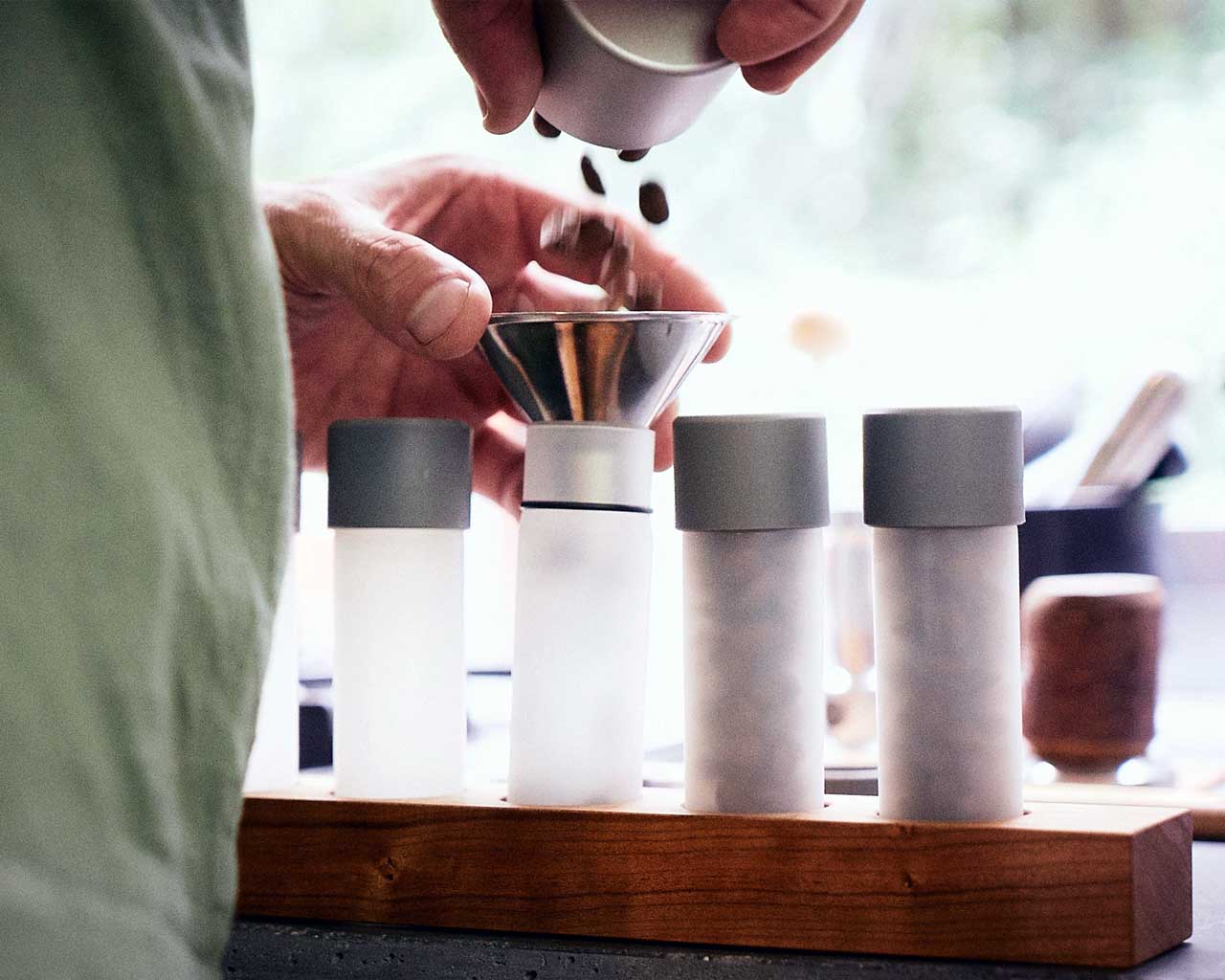 Weber Workshops Single Dosing Trichter aus Edelstahl - Coffee Coaching Club