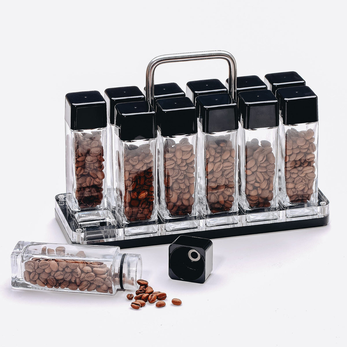 Normcore Bohnen-Tuben Glas Deckel mit CO2-Ventil – Coffee Coaching Club 2