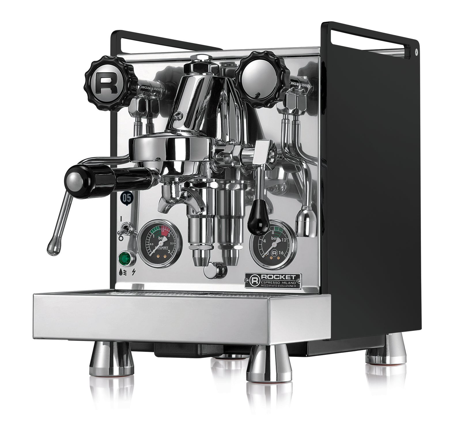 Rocket Mozzafiato Cronometro R Schwarz Zweikreiser-Espressomaschine – Coffee Coaching Club 1