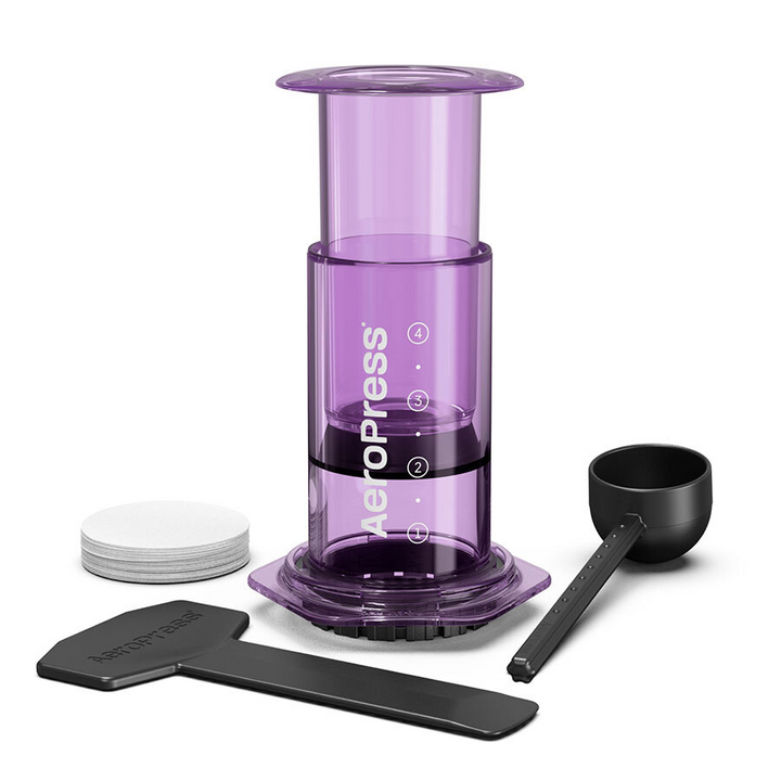 Aeropress Clear Purple - Coffee Coaching Club