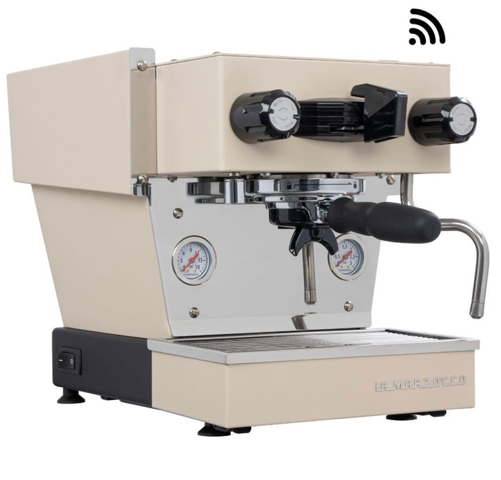 La Marzocco Linea Micra in Weiss – Detailansicht von oben – Coffee Coaching Club