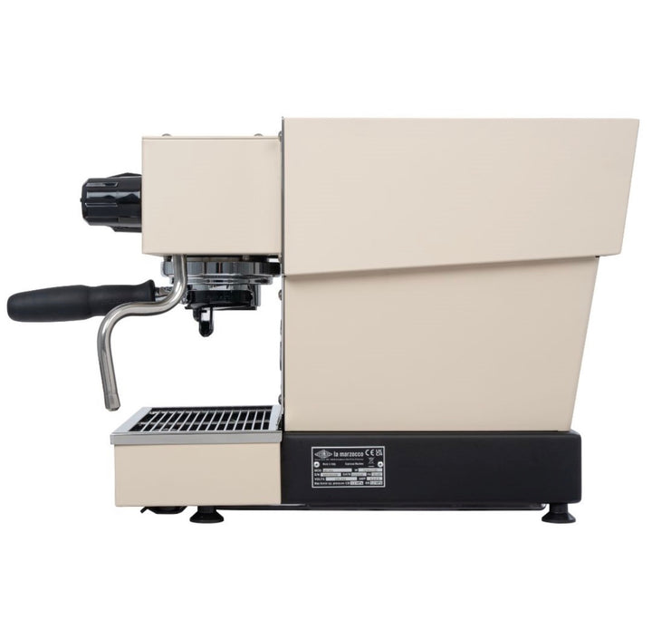 La Marzocco Linea Micra in Weiss – Seitenansicht von links – Coffee Coaching Club