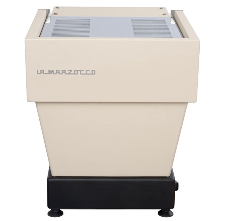 La Marzocco Linea Micra in Weiss – Frontansicht direkt – Coffee Coaching Club