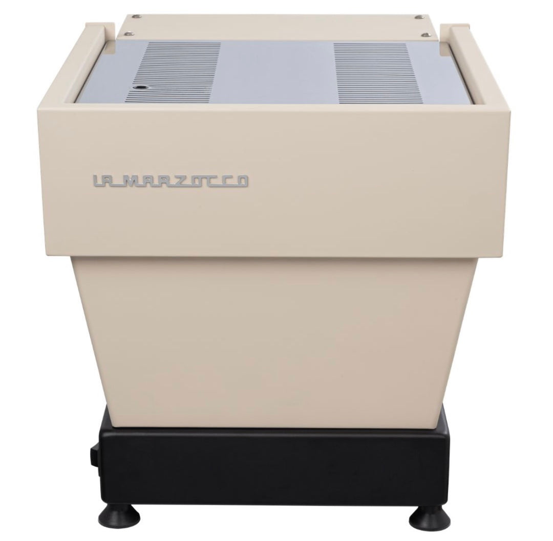 La Marzocco Linea Micra in Weiss – Rückansicht – Coffee Coaching Club