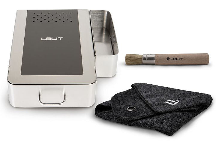 Lelit Sudschublade VIP satiniert aus Edelstahl