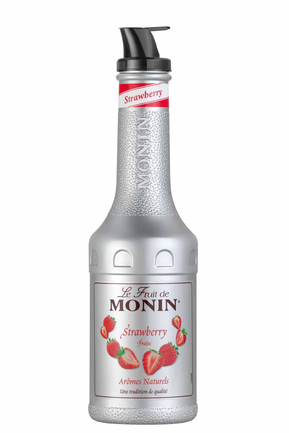 MONIN Le Fruit Fraise – Purée de fraise fruitée pour smoothies & cocktails - Coffee Coaching Club