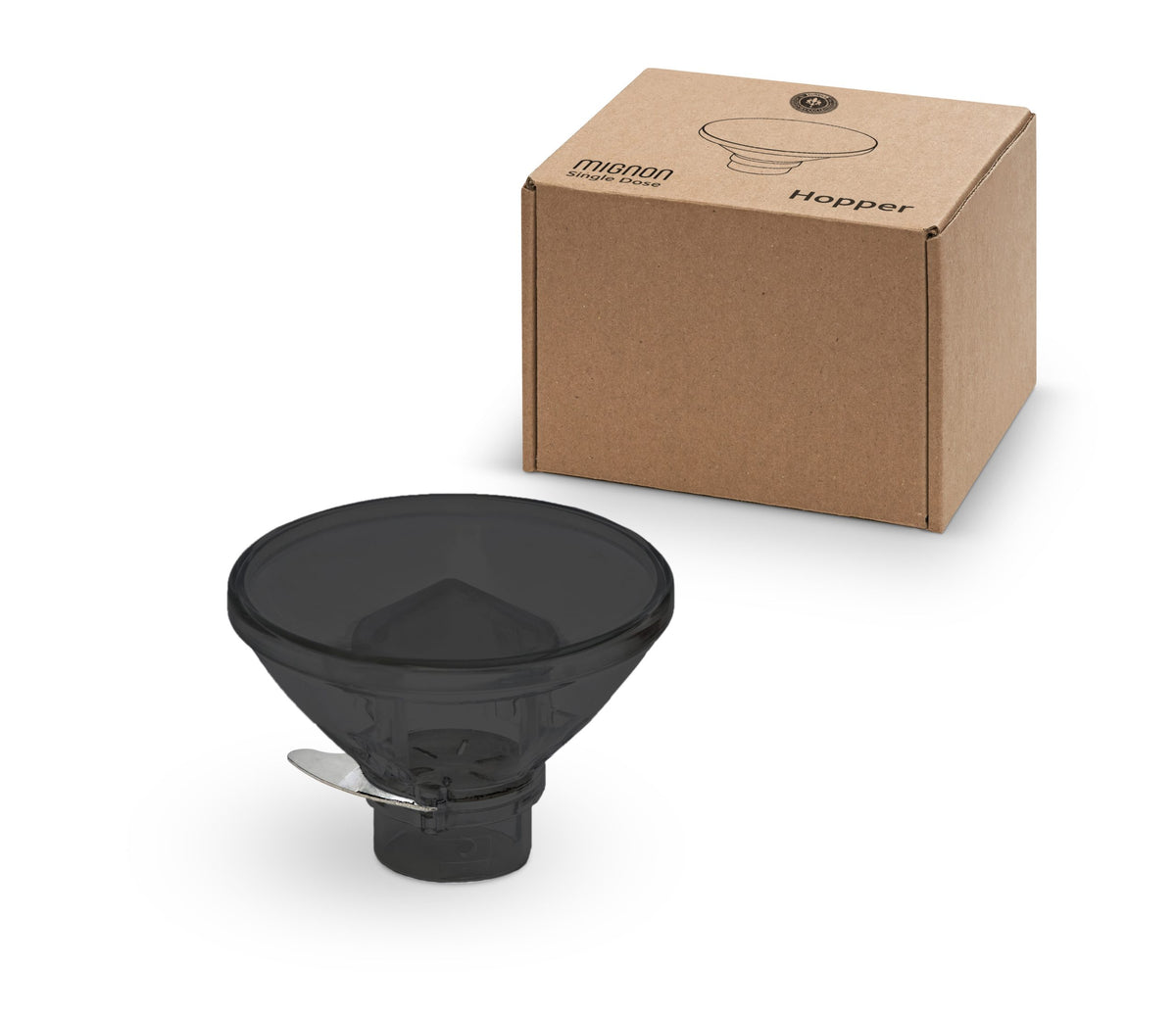 Eureka Mignon Bohnenbehälter 45 g abgedunkelt, schwarz