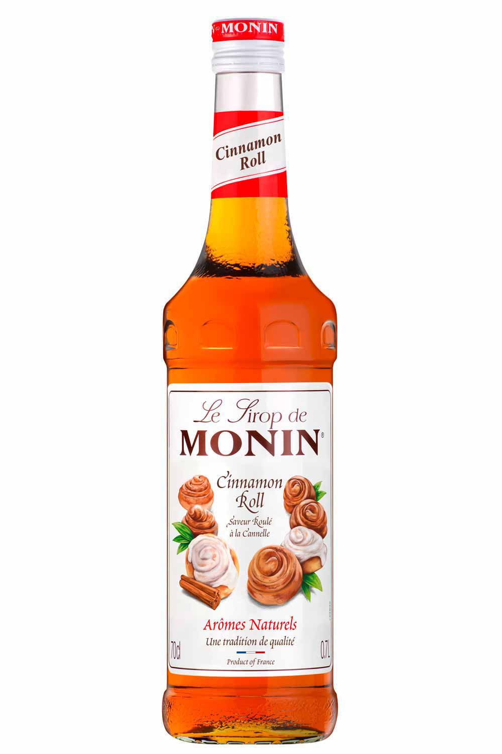 MONIN Sirup Cinnamon Roll 700 ml – offizielles Produktbild von monin.ch