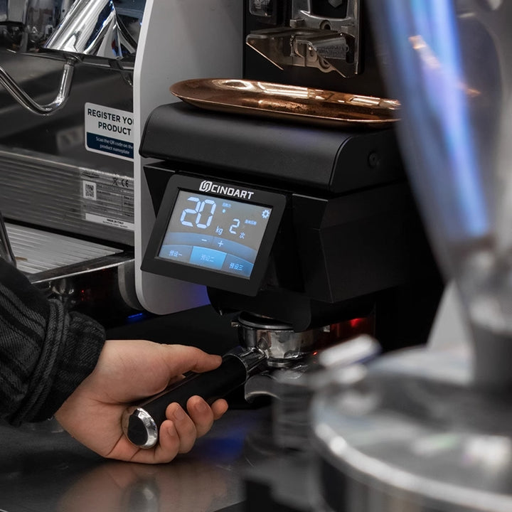 Cinoart PTB-MY Auto Tamper Schwarz – Perfekter Druck, grenzenlose Konstanz Coffee Coaching Club 4