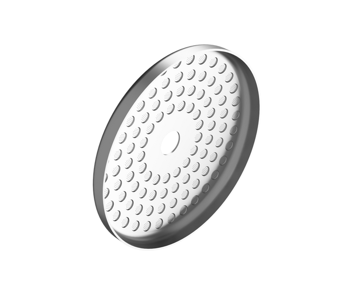 Varia ORBI Shower Screen, chuveiro com perfuração em anéis de grupos de furos