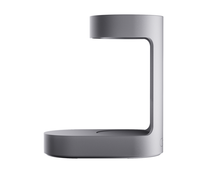 Varia ORBI PRO Dock, dock con báscula en plata (Silver), vista lateral con la base