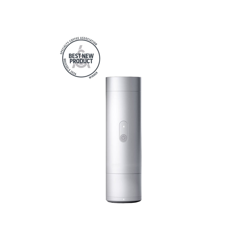 Varia ORBI, máquina de espresso portátil en plata (Silver) con pantalla táctil en la parte frontal